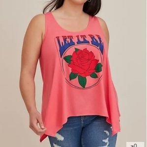 THE BEATLES HANKIE TANK - COTTON LET IT BE